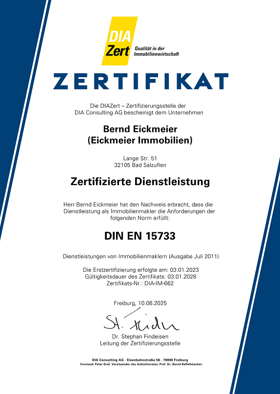 Zert Bernd-Eickmeier-4716 Doppelhaush�lfte Herford